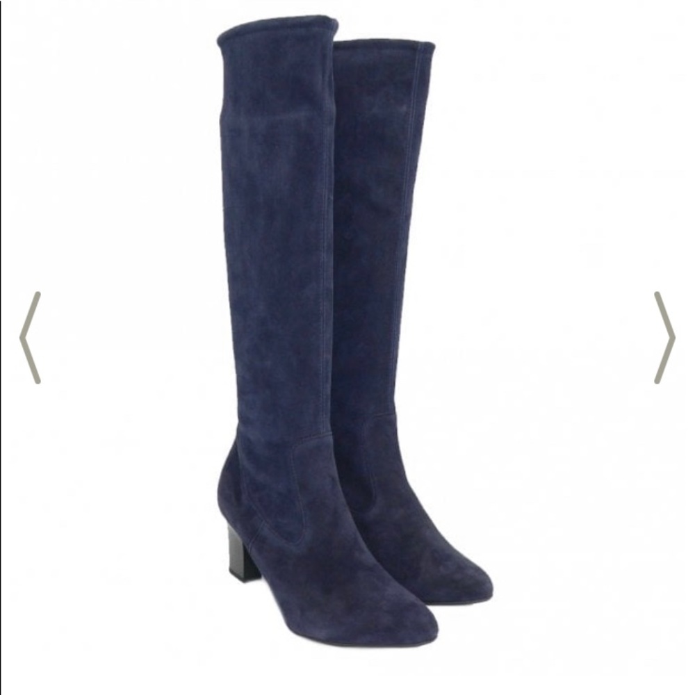 Peter Kaiser Knee High Pull on Boots in suede